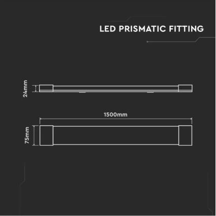 LED-loisteputki SAMSUNG CHIP LED/50W/230V 6500K 150cm