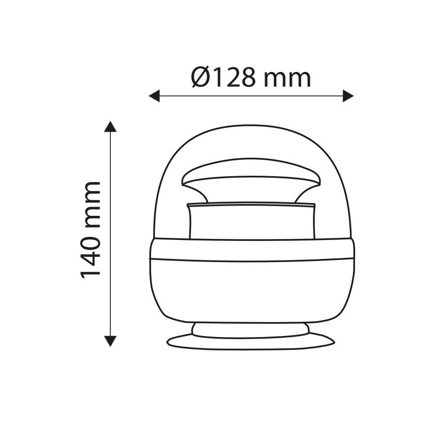 LED-magneettivaroitusvalo LIGHT LED SMD 2835/12-24V