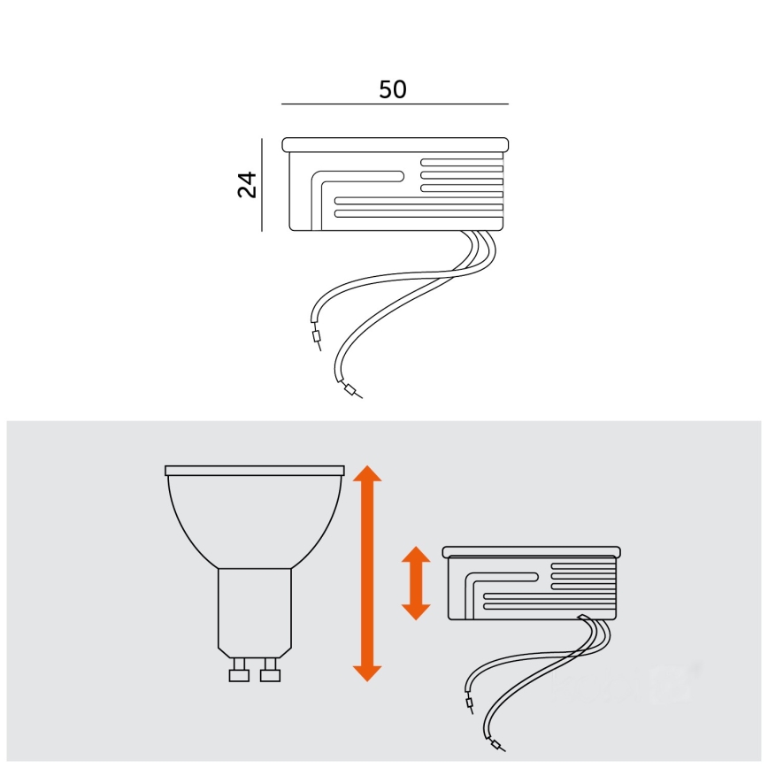 LED-moduuli LED/6,5W/230V 6000K