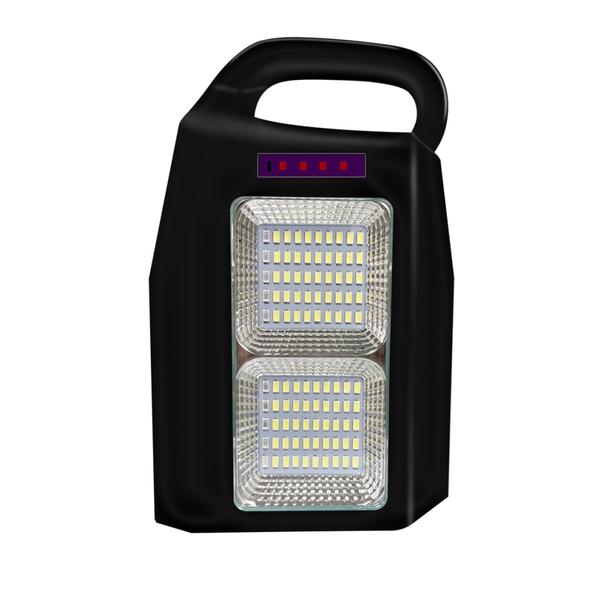 LED Monitoiminen aurinko lamppu kaiuttimella ja virtapankki LED/5W/7200mAh IP65
