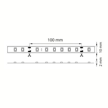LED-nauha 5m 28W / 12V IP65 6500K