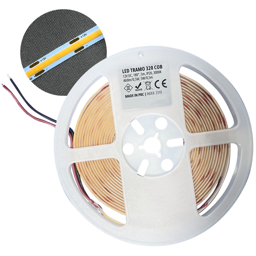 LED-nauha LED/50W/12V 5 m 3000K IP65