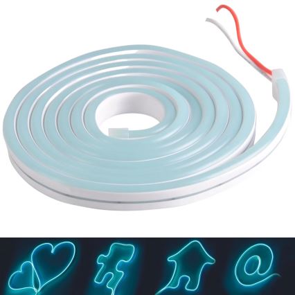 LED-nauha NEON 2 m LED/17W/12V IP65 sininen