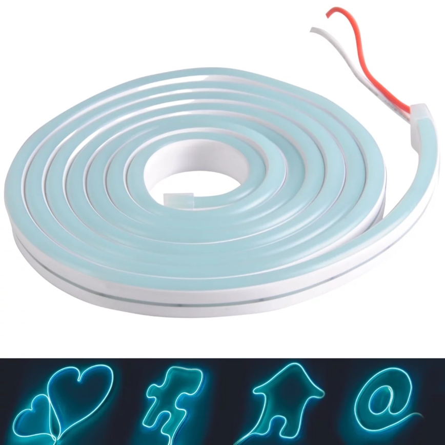 LED-nauha NEON 2 m LED/17W/12V IP65 sininen