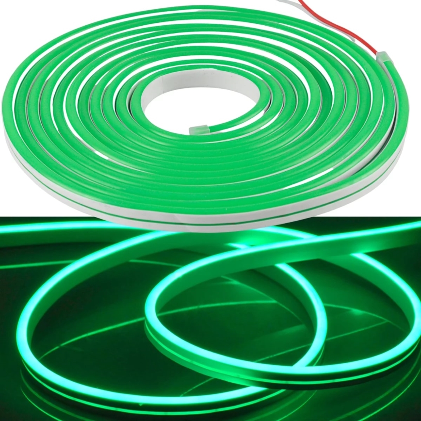 LED-nauha NEON 5 m LED/23W/12V IP65 vihreä