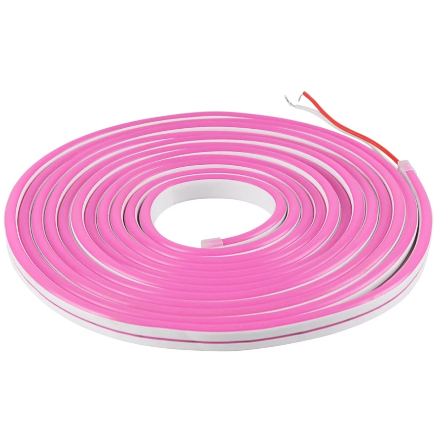 LED-nauha NEON 5m LED/40W/24V vaaleanpunainen IP65