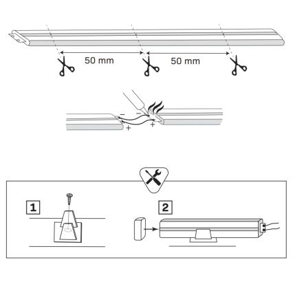 LED-nauha NEON 5m LED/40W/24V vaaleanpunainen IP65