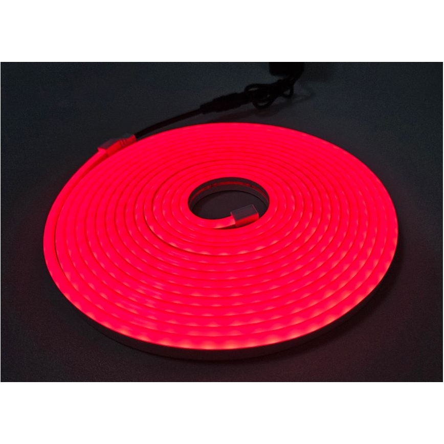 LED Joustava nauha NEON LED/10W/230V 5 m IP65 punainen