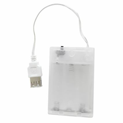 LED Neon seinäkoriste PLANET LED/3W/3xAA USB sininen/keltainen