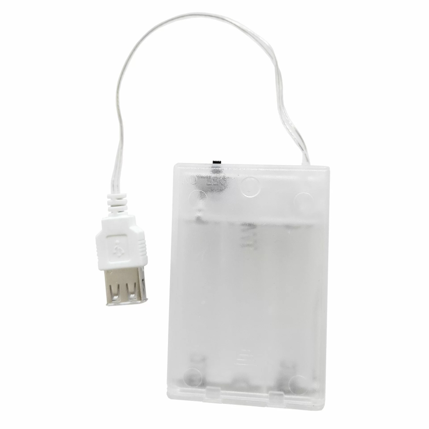 LED Neon seinäkoriste PLANET LED/3W/3xAA USB sininen/keltainen