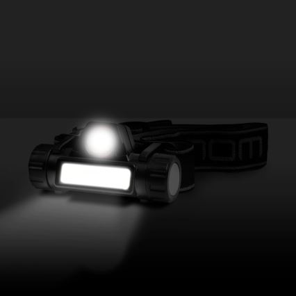 LED-otsalamppu LED/3W/5V Li-ion 1200mAh IP54