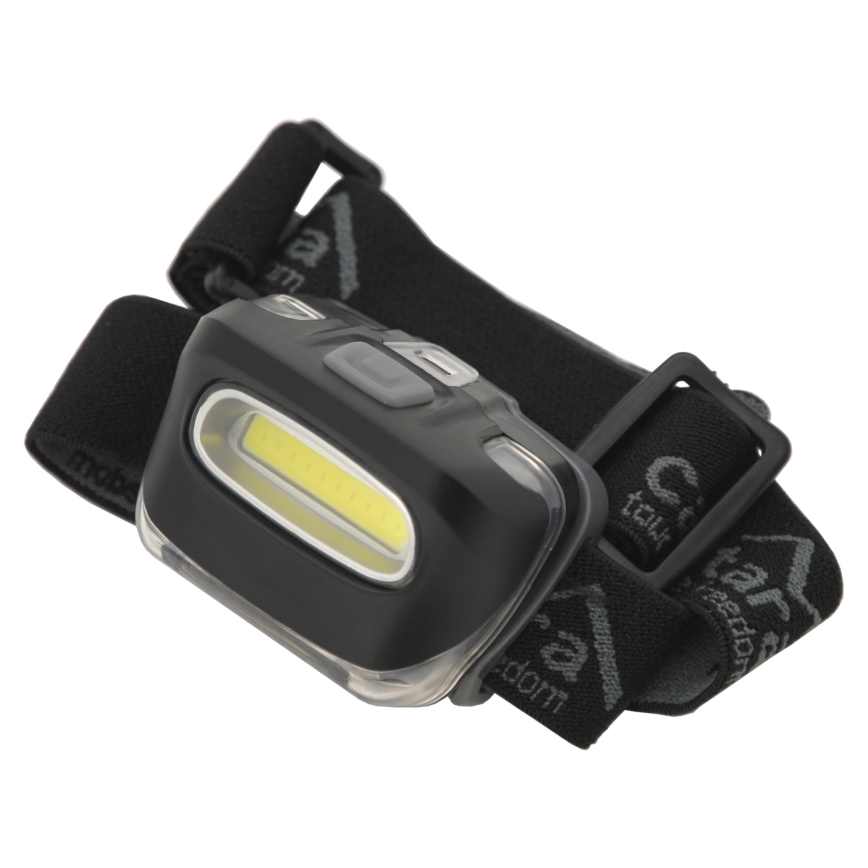 LED otsalamppu LED/3xAAA musta