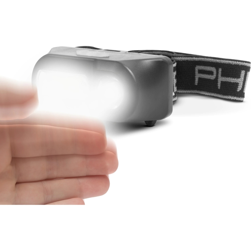 LED-otsalamppu sensorilla LED/3W/Li-ion 1200mAh IP54
