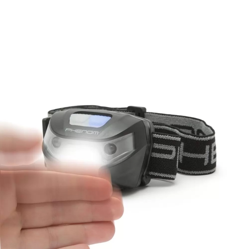 LED-otsalamppu sensorilla LED/Li-ion 1200mAh IP54