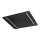 LED-paneeli ALGINE LED/44W/230V 60x60 cm 4000K UGR<16 musta