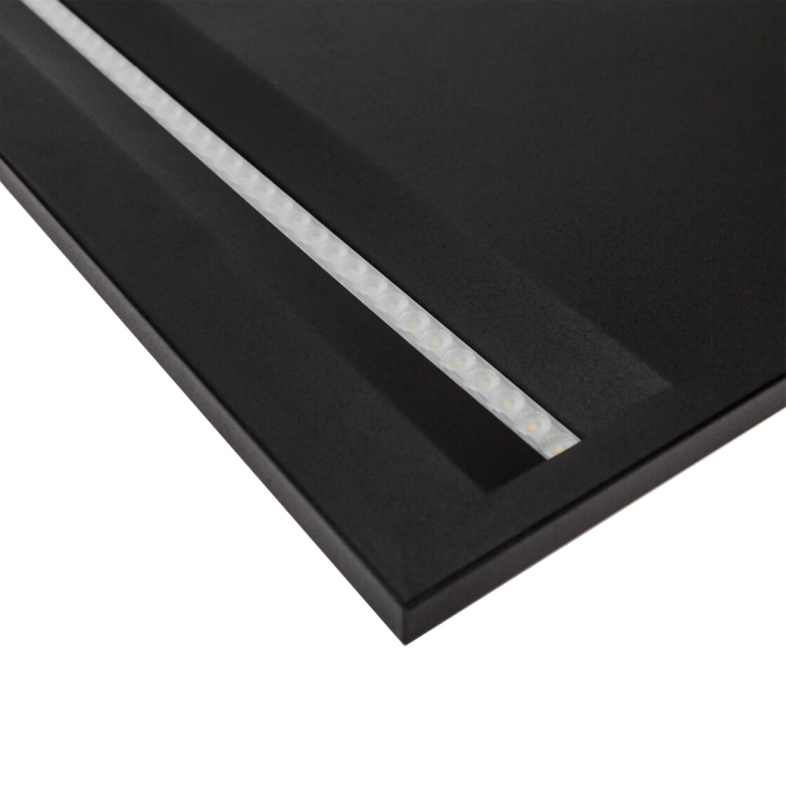 LED-paneeli ALGINE LED/44W/230V 60x60 cm 4000K UGR16 musta