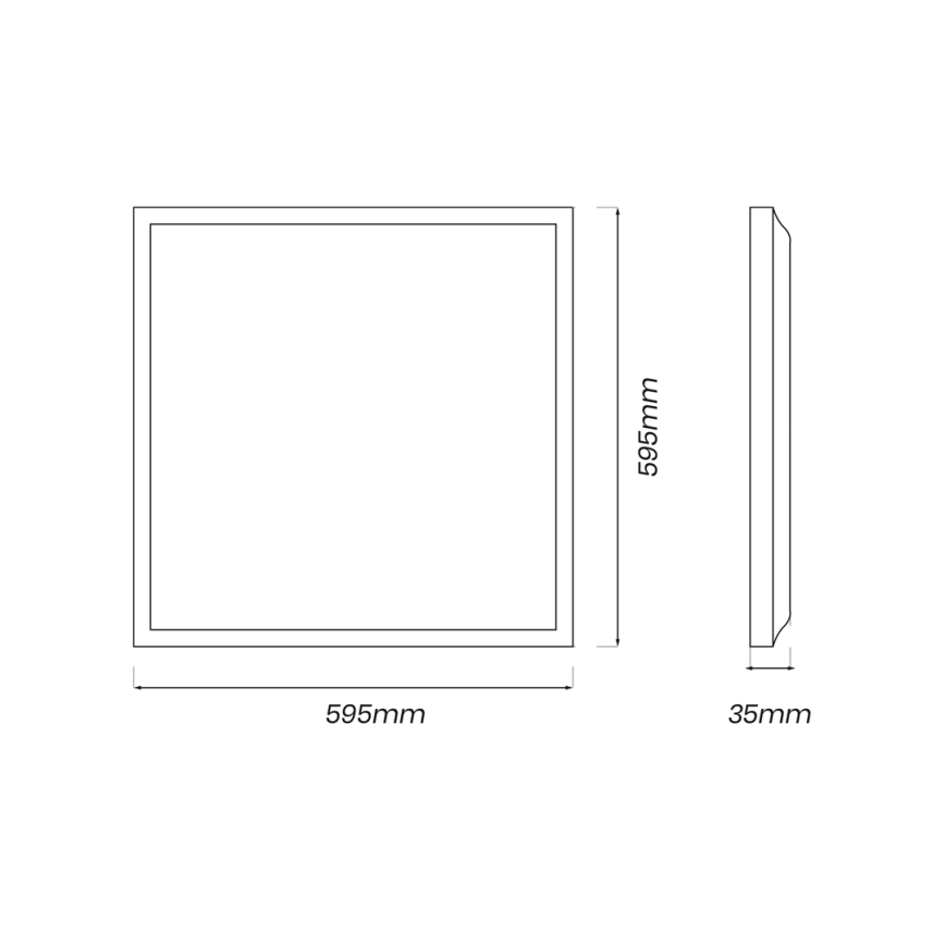 LED-paneeli LED/40W/230V 4000K 60x60 cm