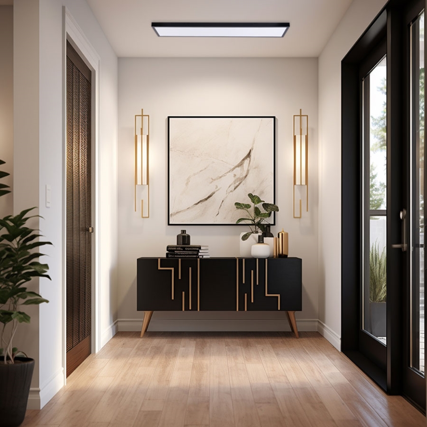 LED-paneeli LED/60W/230V 4000K 30x120 cm musta