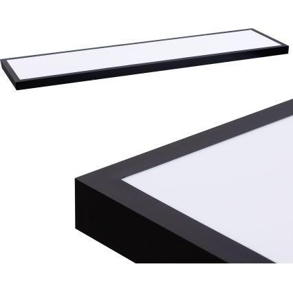 LED-paneeli LED/60W/230V 4000K 30x120 cm musta
