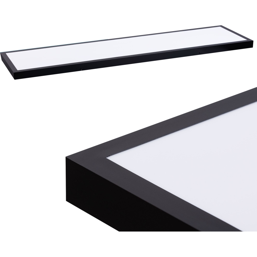 LED-paneeli LED/60W/230V 4000K 30x120 cm musta
