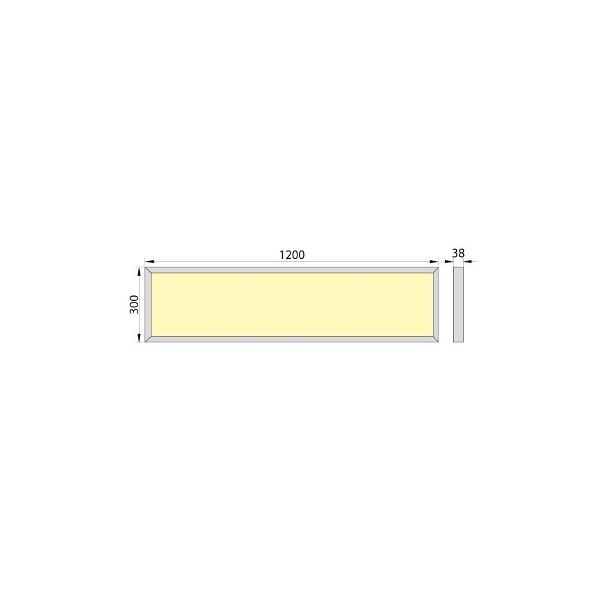 LED-paneeli OREGA N LINX 120 LED/50W/230V 4000K IP40