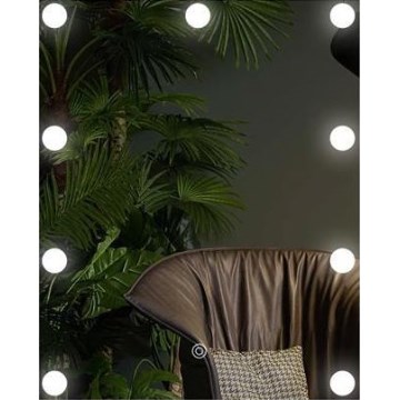 LED peili kanssa valaistus 9xLED/1W/230V 3000/4000/6000K 50x40 cm IP44