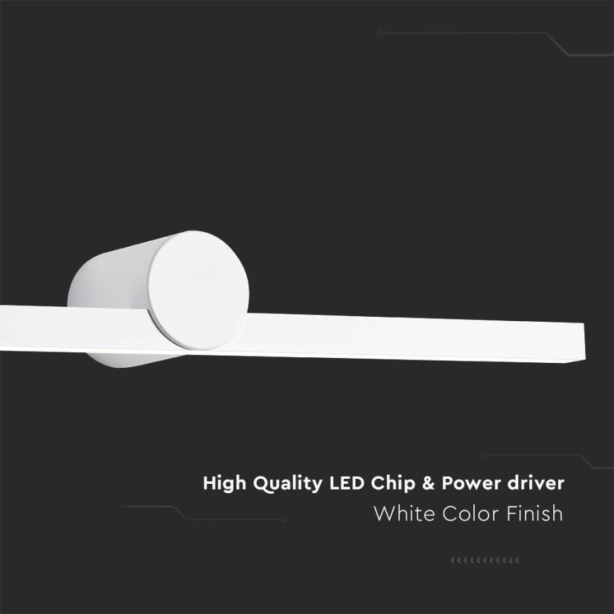 LED-peilivalaisin kylpyhuoneeseen LED/10W/230V 4000K IP65 valkoinen