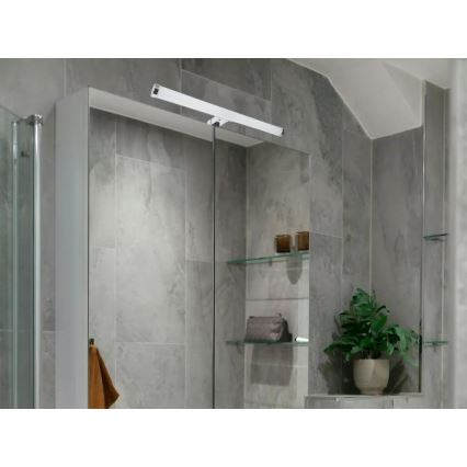 LED-peilivalaisin kylpyhuoneeseen LED/10W/230V 45 cm IP44 kiiltävä kromi