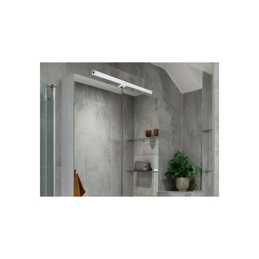 LED-peilivalaisin kylpyhuoneeseen LED/12W/230V 59,5 cm IP44 kiiltävä kromi