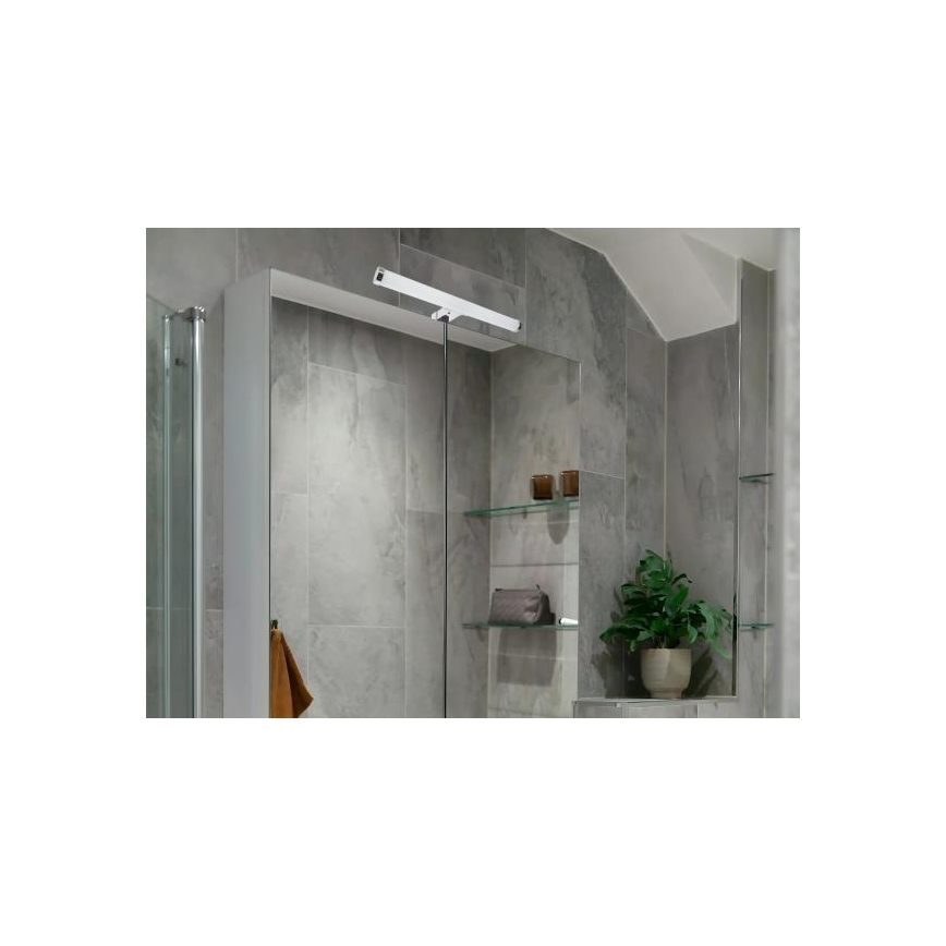LED-peilivalaisin kylpyhuoneeseen LED/8W/230V 30 cm IP44 kiiltävä kromi