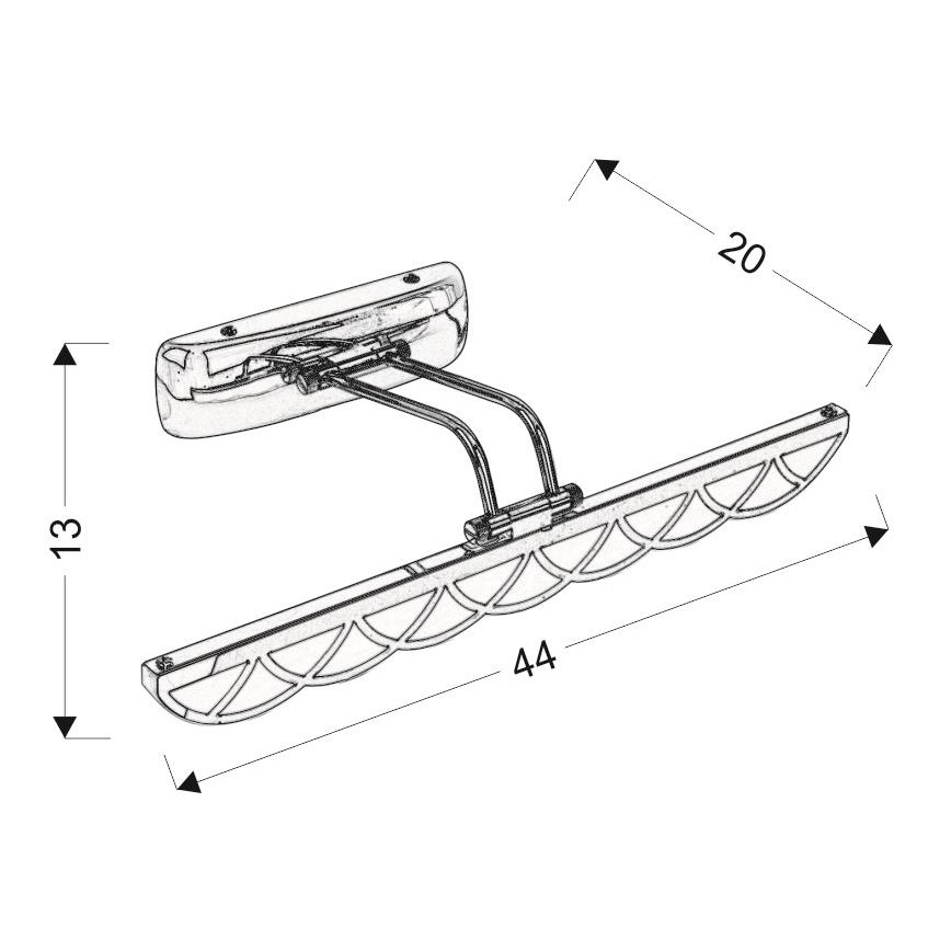LED-peilivalo MOVE LED/6W/230V