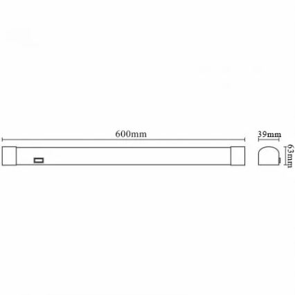 LED-peilivalon kylpyhuoneeseen LED/15W/230V 4000K IP44
