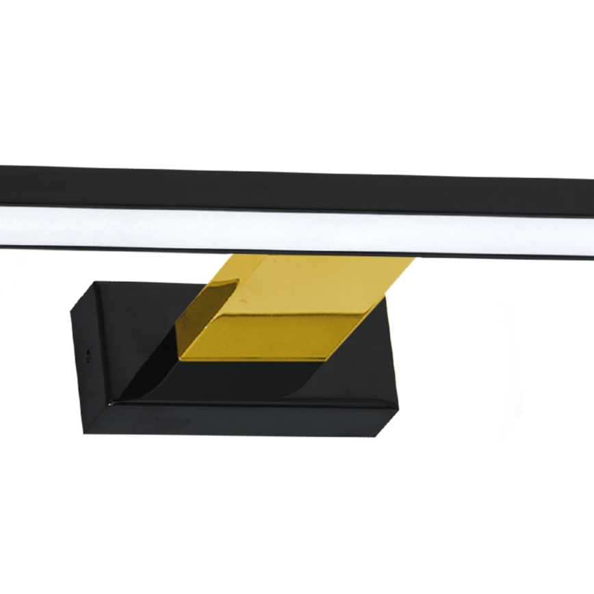 LED-peilivalot kylpyhuoneeseen SHINE LED/13,8W/230V IP44 musta/gold