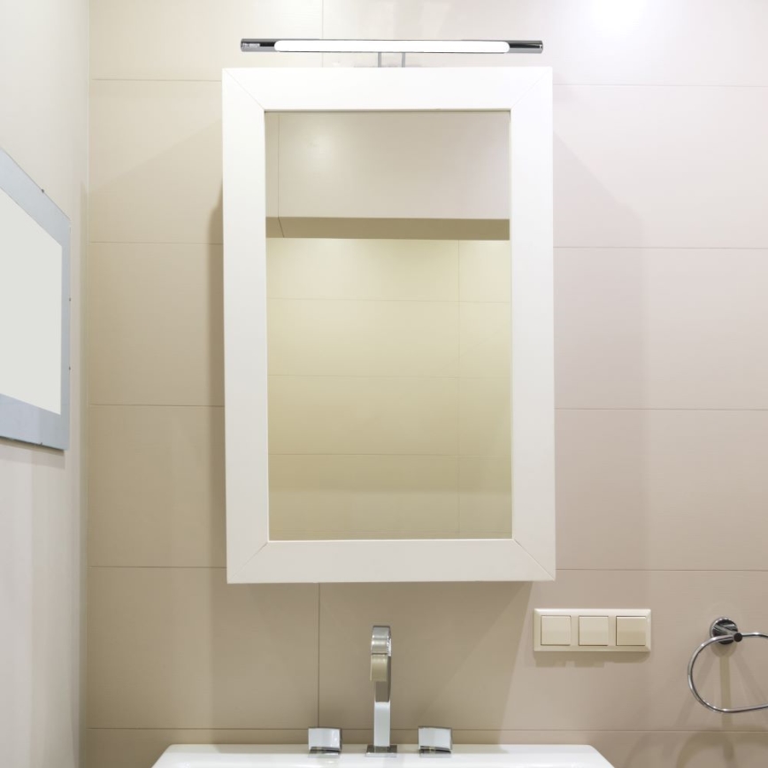 LED-peilivalot LED/9W/230V 3000K 50cm kiiltävä kromi