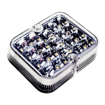 LED-peruutusvalo SINGLE LED/1W/12V IP67 hopea