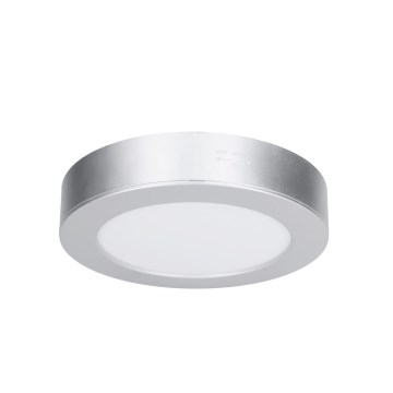 LED pinta- ja uppoasennettava paneeli 2-in-1 LED/12W/230V 3000/4000/6000K halkaisija 17 cm IP54 hopea