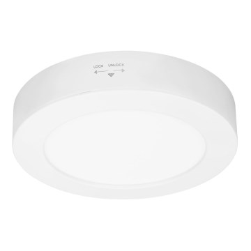 LED pinta- tai uppoasennettava paneeli 2-in-1 LED/12W/230V 3000/4000/6000 K Ø 17 cm IP54 valkoinen