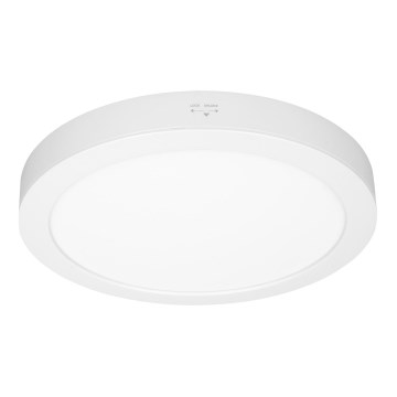 LED pinta-/upotettava paneeli 2-in-1 18W/230V 3000/4000/6000K Ø22,5 cm IP54 valkoinen
