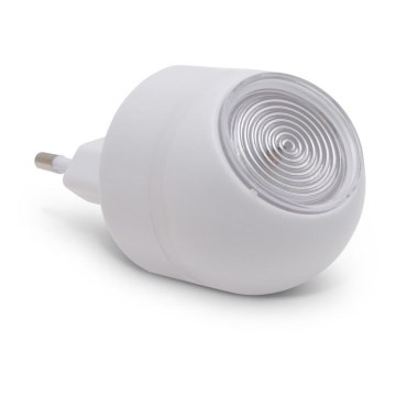 LED Pistorasia suuntavalo hämärätunnistimella LED/1W/230V