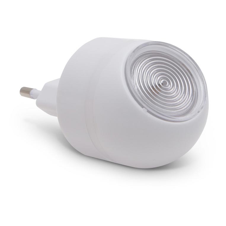 LED Pistorasia suuntavalo hämärätunnistimella LED/1W/230V
