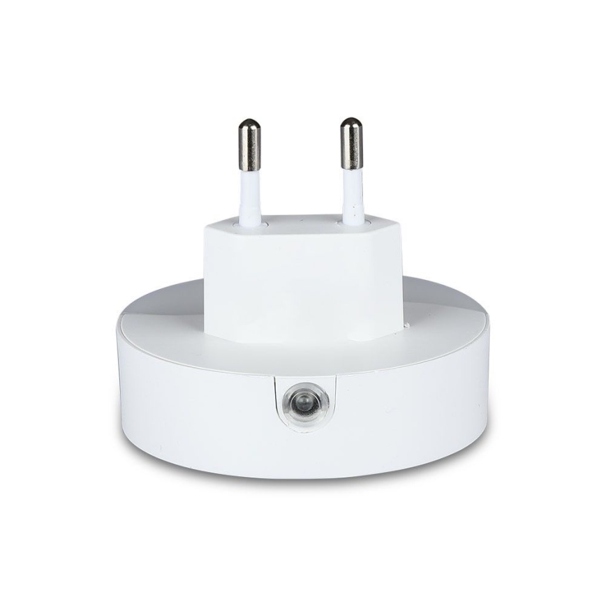 LED Pistorasia yövalo hämärätunnistimella 2xUSB LED/0,45W/230V 3000K