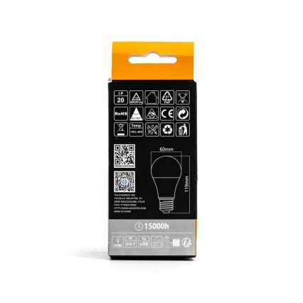 LED-polttimo A60 E27/21W/230V 3000K - Aigostar