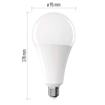 LED-polttimo A95 E27/28W/230V 4000K