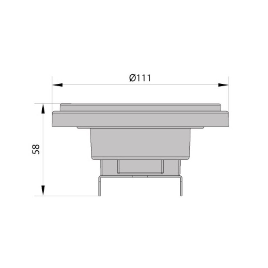 LED-polttimo AR111 G53 / 12W / 12V 4000K