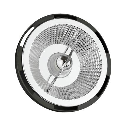 LED-polttimo AR111 GU10/12W/230V 4000K 45° musta