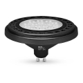 LED-polttimo AR111 GU10/12W/230V 4000K musta 30°