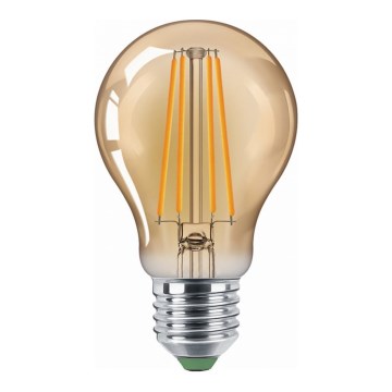 LED Polttimo CLASIC AMBER A60 E27/9W/230V 2200K - Brilagi