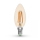 LED-polttimo CLASIC AMBER C35 E14/5W/230V 2200K -  Brilagi