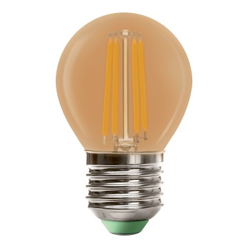 LED-polttimo CLASIC AMBER G45 E27/4W/230V 2200K -  Brilagi