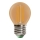 LED-polttimo CLASIC AMBER G45 E27/4W/230V 2200K -  Brilagi